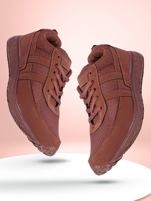 SEGA Brown Running Shoes Running Shoes For Men