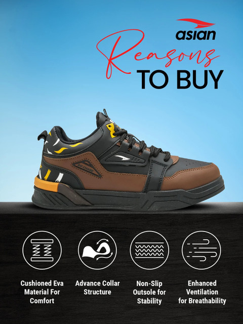 asian Casual Sneaker Shoes for Men | Soft Cushioned Insole
