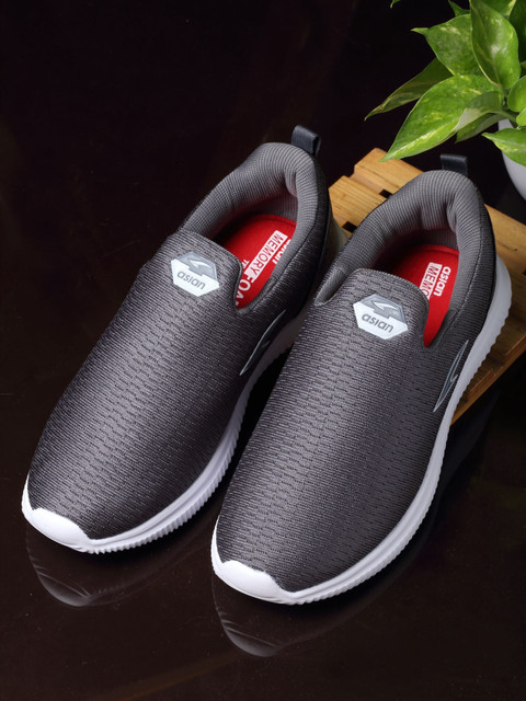 asian Superwalk-11 Grey with super soft upper fabric and memory