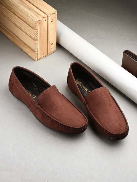 Hirel's Premium Suede Loafers Loafers For Men