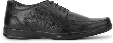 RED CHIEF Genuine Leather Formal Derby Shoes RC3499 001 Lace Up For Men (Black , 8) - Image 7