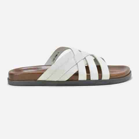 WOODLAND Men Slippers White 7 - Image 5