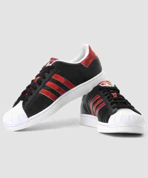 adidas gazelle silver green womens adidas Superstar II Shoes - Men's - Core Black / Better Scarlet Red / Core Black main image 1