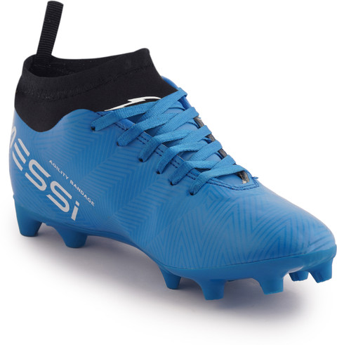 MESSI Ankle Blue Football Studs Football Shoes For Men