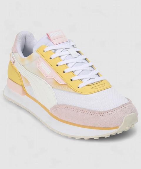 Basket Femme Sneakers Puma Femme Future Rider Puma Kids White Pink