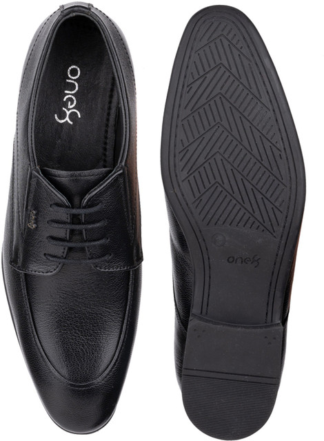 one8 Select by Virat Kohli Premium Leather Derby Formal Breathable