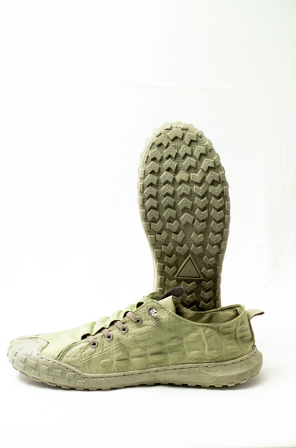 glemia Crocodile Pattern Men's Leisure Shoes(Olive Green Color