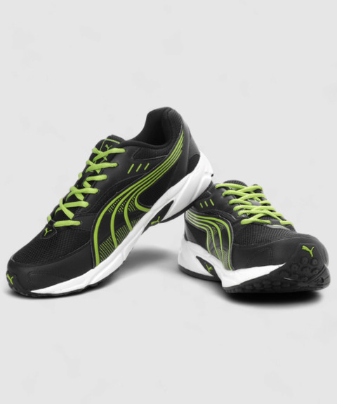 PUMA Storm Ind Running Shoes For Men Buy Black, Green Color PUMA