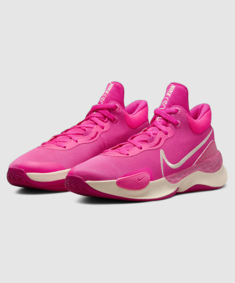 pink nike basketball sneakers