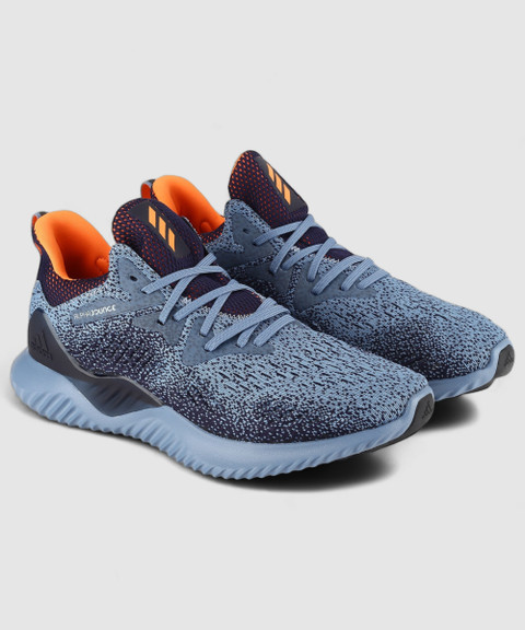 adidas gazelle silver green womens Adidas AlphaBounce+ Sneakers in Blue