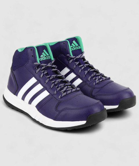 Adidas Purple Adidas Neo Cloudfoam High Tops Adidas Cloudfoam NEO