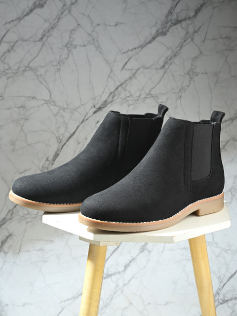Roadster Men's Suede Chelsea Boots – Stylish Comfortable Boots