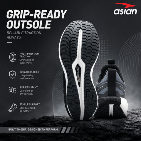 asian Hypercushion Carbon-09 Men's Running Shoes with Carbon Plate