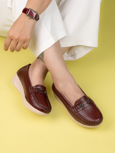 VEEFOX Women Loafers| Comfortable Casual Formal Slip-On Flats for Office  Daily Wear Loafers For Women