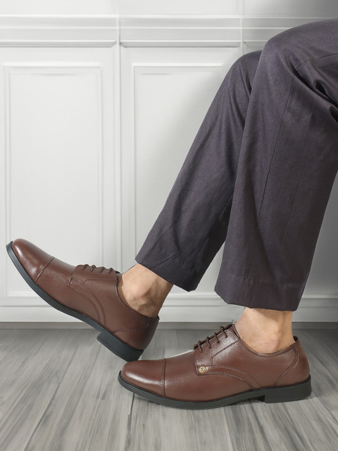 millie bobby brown tight dress Dress Shoe Cap Toe Oxford Brown Antique Leather D (Medium) / 15