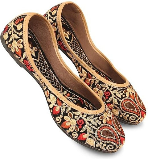 niharika Women's Belly Ethnic Jaipuri Jutti for Girls Ladies Fashion Flat  Bellie's Casuals For Women