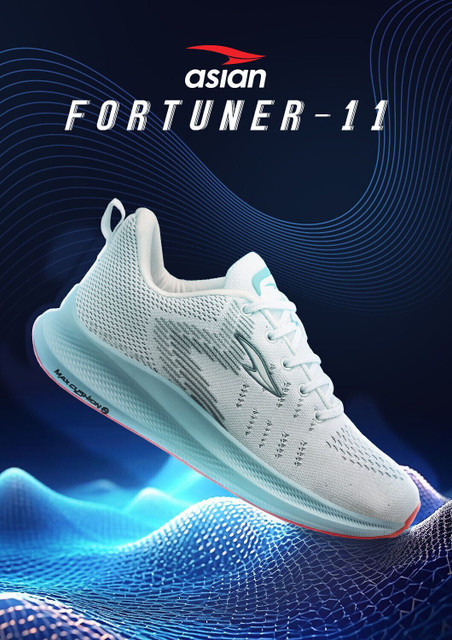 asian Fortuner-11 White Gym,Sports,Walking,Stylish,Comfort Running