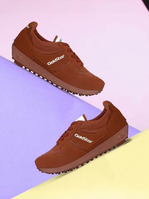 GOLDSTAR Running Shoes for Men |Stylish New Model Men's Brown Sports Shoes  Running Shoes For Men