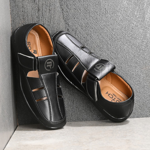 ROTCH Men's Formal synthetic Leather Roman Mocassins Shoes Casuals For Men