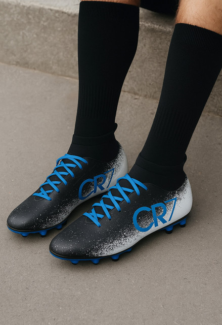 cr7 football boots black