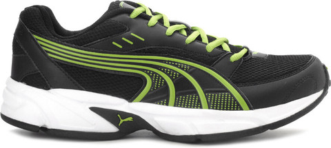 PUMA Storm Ind Running Shoes For Men Buy Black, Green Color PUMA