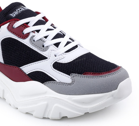 bacca bucci SPARK Low-top Women Platform ColorBlock Fashion StreetWear  Chunky Sneakers Sneakers For Women