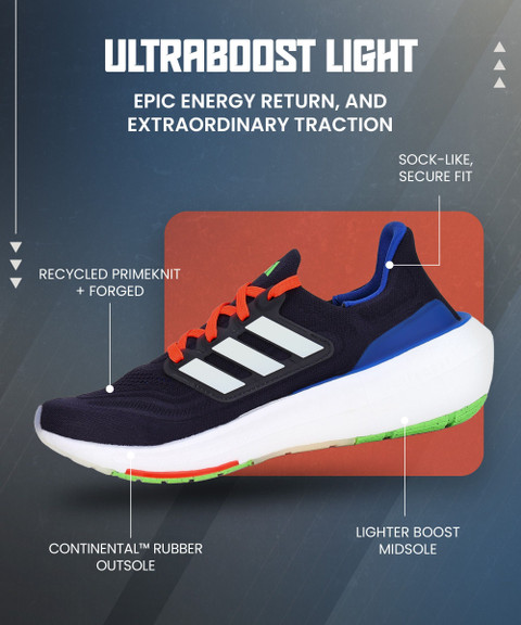 ADIDAS ULTRABOOST LIGHT Running Shoes For Men
