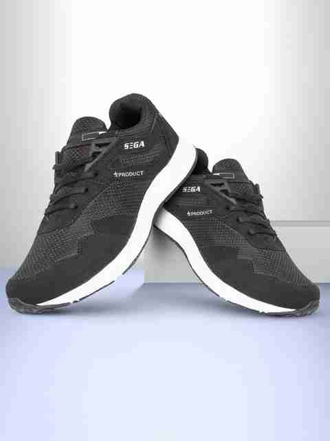 SEGA Black-Marathon Running Shoes For Men Buy SEGA Black