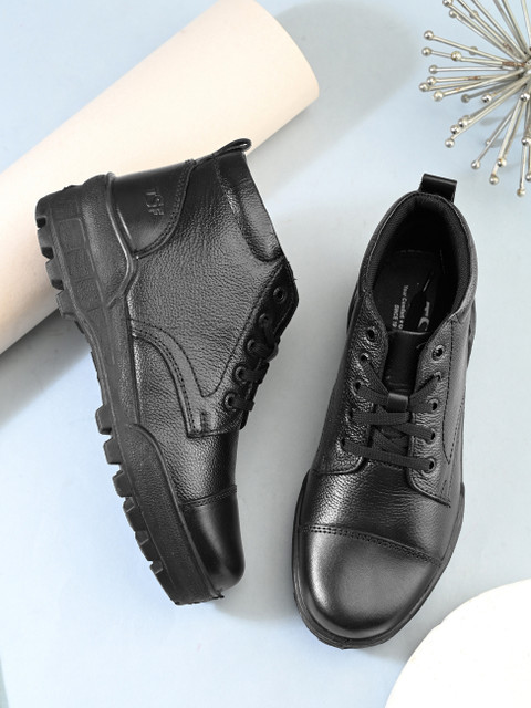 Police Boots Tsf Shoes Online TSF TSF Black Leather Uniform Boots