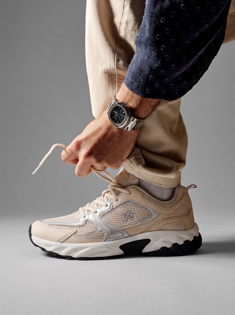 HRX by Hrithik Roshan Men ICON Running Shoes Running Shoes For Men (Beige , 8) - Image 4