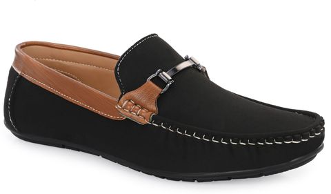 GWALK Loafers For Men (Black , 6) - Image 6