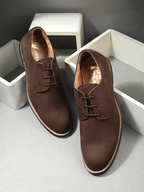 Hirel's Suede Derby Casuals For Men