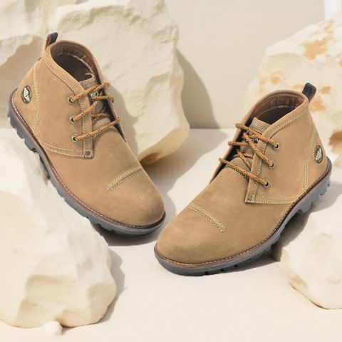 WOODLAND Outdoor Durable Comfortable Everyday High Ankle Boots For Men (Brown , 5) - Image 4