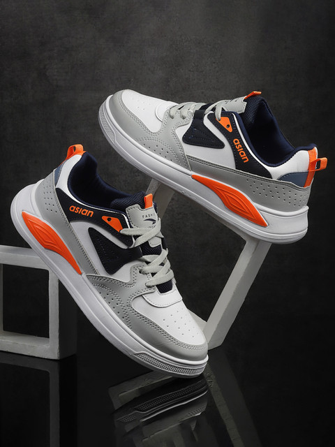 asian Moscow-01 White Sneakers,Loafers,Chunky Shoes Sneakers For Men