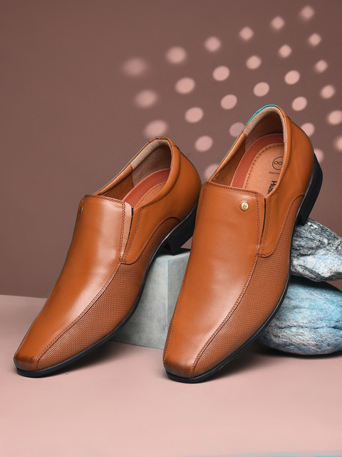 HUSH PUPPIES Men's Formal Slipon Shoes Tan UK Casuals For Men