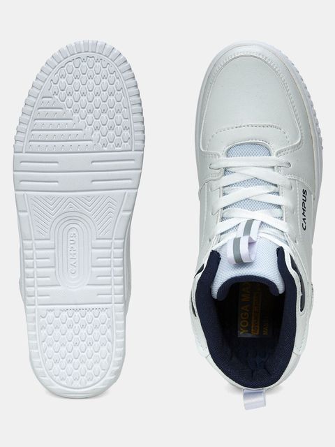 Campus OG-22 High Tops Men's Sneakers, White, Size 8 - Image 6