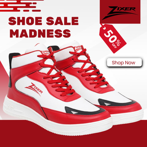 Zixer Casual High Top Shoes For Men High Neck Ankle Fashion Trending  Sneakers For Boy Boots For Men