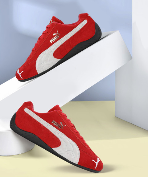 PUMA SPEEDCAT OG レッド 25cm Buy Puma , Unisex-Adults, Speedcat OG + Sparco, Ribbon Red-White