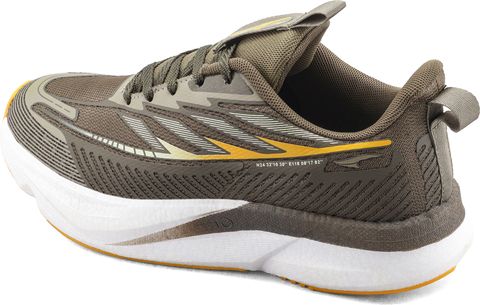 Asian Hypercushion Carbon-14 Men's Running Shoes (Olive, 9) - Image 7
