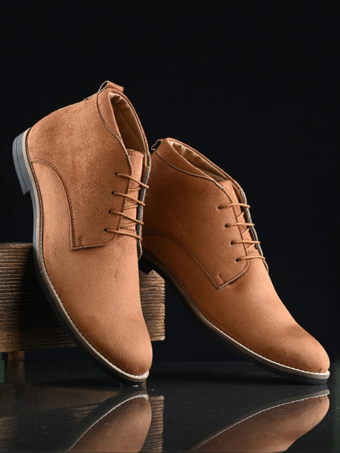 Hirel's Premium Suede Chukka Boots|Office|Daily Wear|Soft Cushioned Boots  For Men