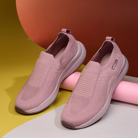 CAMPUS ANNIE Women's Casual Shoes Sock-Like Fit Integrated FoamLite  Tech Slip On Walking Shoes For Women