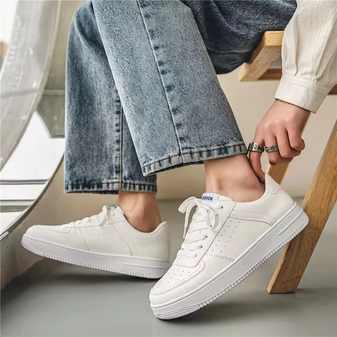 White Leather Sneakers Best Fashion Sneakers Leather Shoes Best