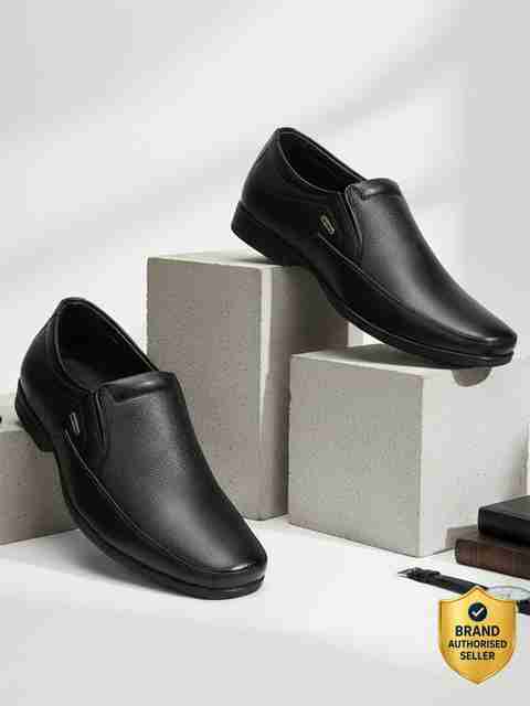 Liberty Fortune HML-89E Black Formal Moccasin Shoes (Size 7) - Image 5