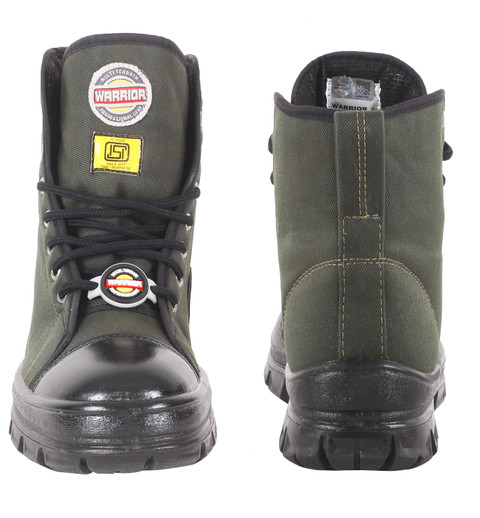 Warrior Liberty Jungle Boot for Men, Leather, Hard Toe, 7188-146 Commando  Army Shoes Canvas Shoes For Men