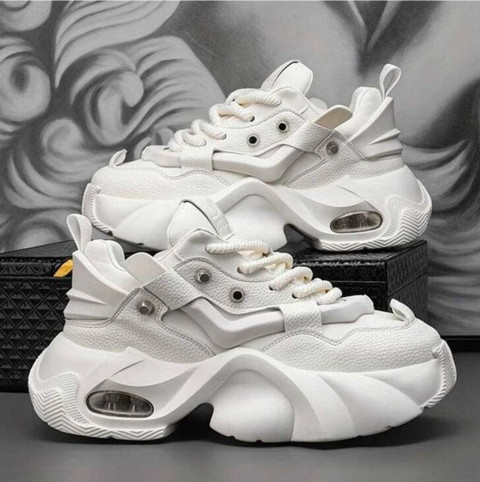 Klusener MEN WHITE OUTDOOR SHOES/CASUAL SHOES FOR MEN(WHITE) Sneakers For  Men