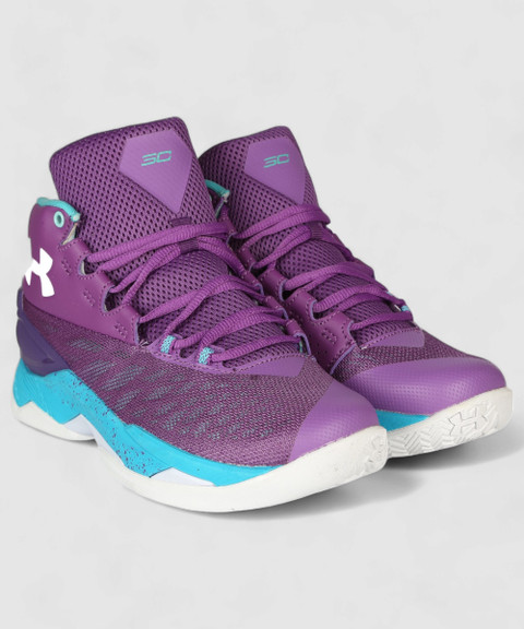 under armour basketball shoes purple