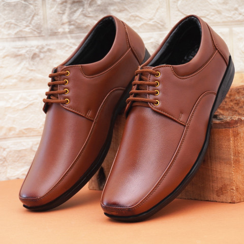 Zixer Oxford Formal Office Meeting Textured Shoes||Genuine Summer Trendy  Formal Shoes Lace Up For Men