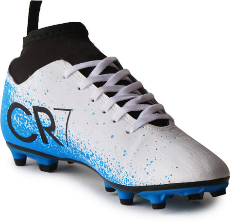CR7 Juventus CR7 Juventus Ronaldo Ankle Studs White Football Shoes