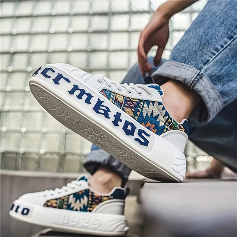 Street Bird PRINTED SNEAKERS Canvas Shoes For Men