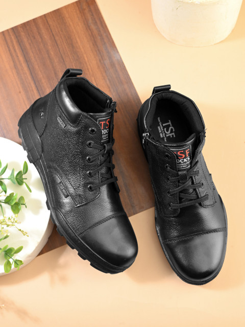 Mens Boots Flipkart Tsf Shoes TSF Leather Boot Lace Up For Men Buy